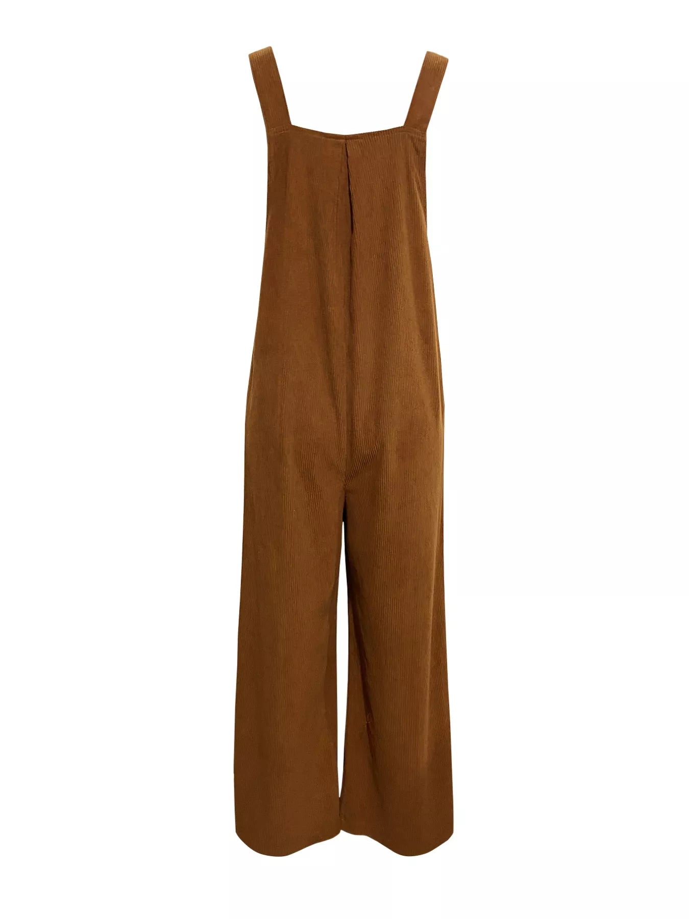 Front Ruched Wide Leg Jumpsuit with Pockets - Elvaré Store
