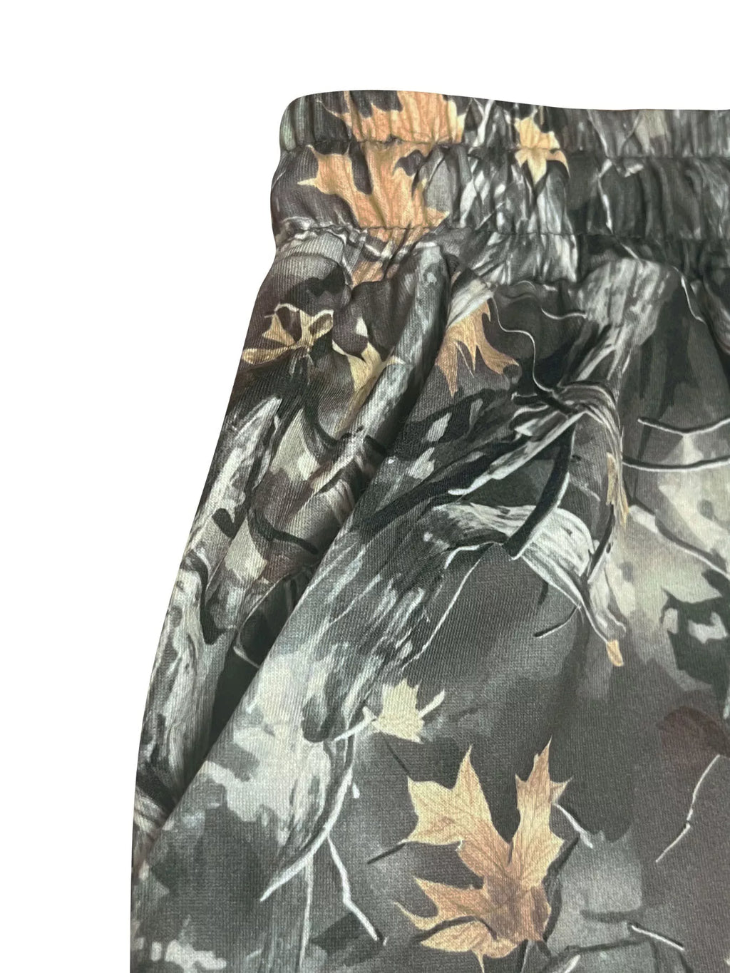 Relaxed Fit Camo Print Drawstring Waist Pants - Elvaré Store