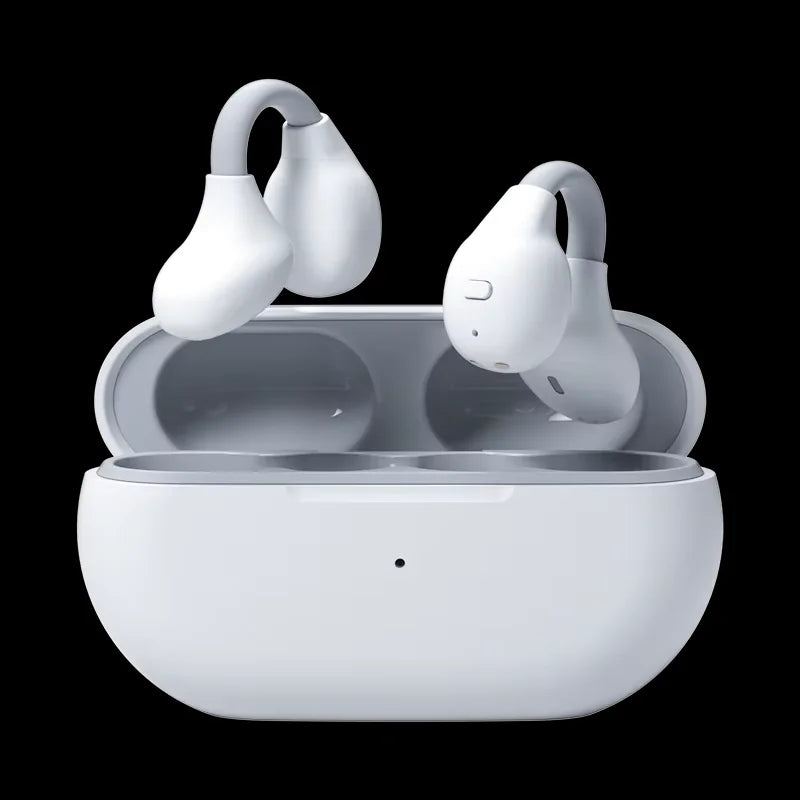 2025 for V5.3 Ear-Clip Wireless Headphones Bone Conduction ENC Noise Cancellation IPX5 Waterproof 30ms Low Delay Sports
