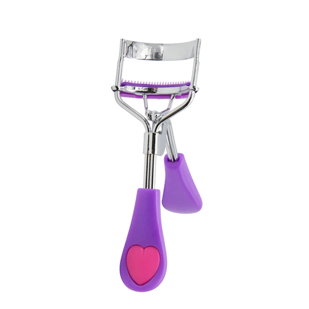 1PC Lady Professional Eyelash Curler With Comb Tweezers Curling Eyelash Clip Cosmetic Eye Beauty Tool maquillaje