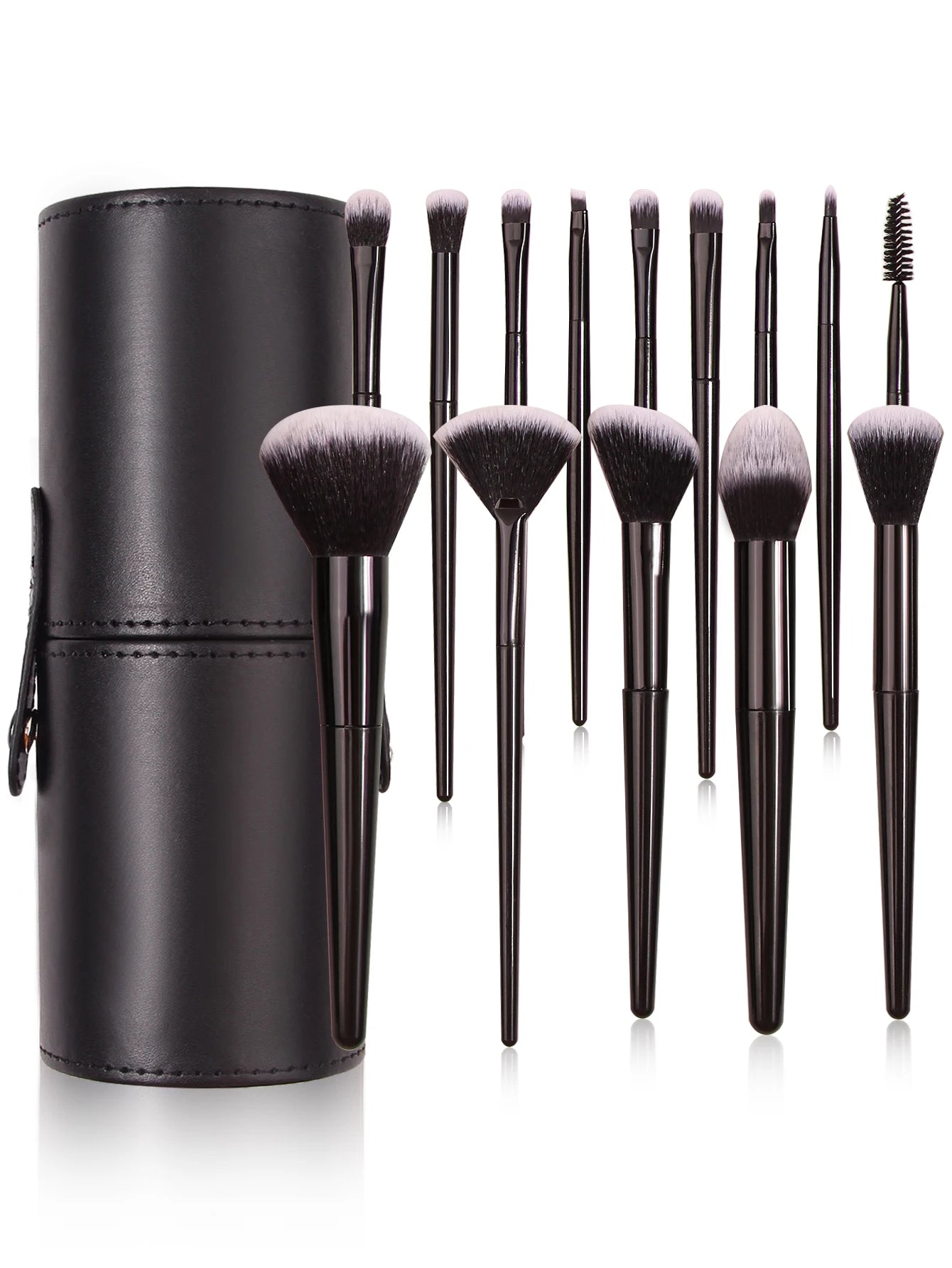 Black Makeup Brush Set Professional Super soft detail brush Blush Brush