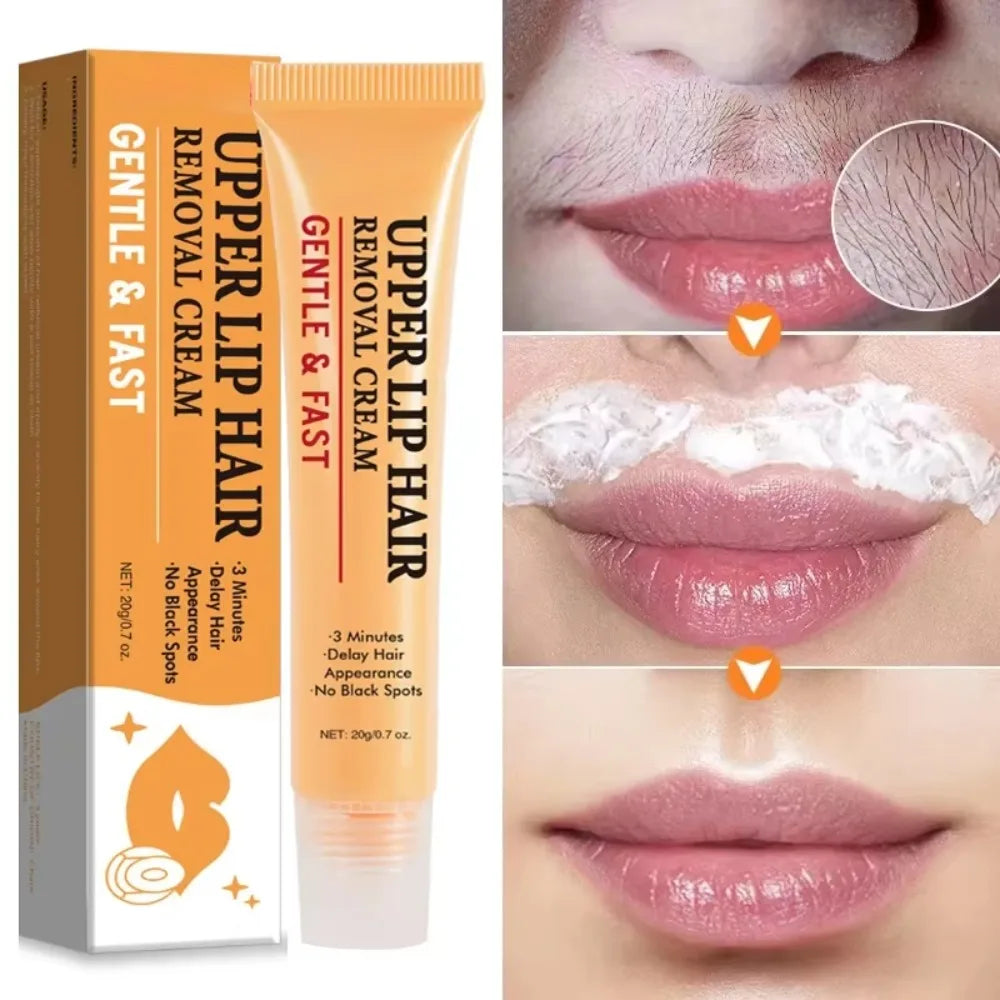 3 Minutes Fast Hair Removal Cream Painless Hair Growth Inhibitor Lip Face Arm Armpit Leg Permanent Depilatory for Men Women Care