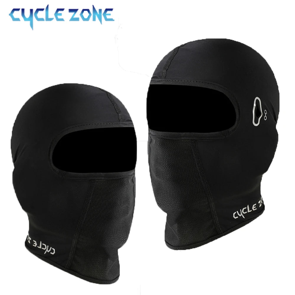 Full Face Mask Motorcycle Balaclava Hat UV Protection Breathable Scarf MTB Bike Cycling Full Mask with Glasses Hole for Outdoor