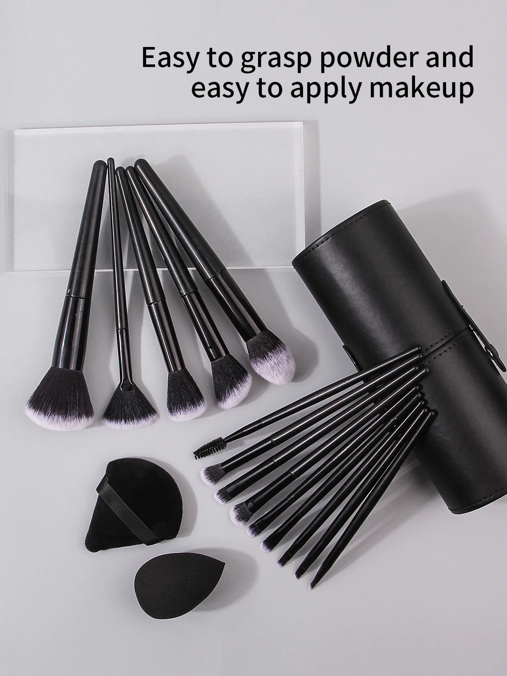 Black Makeup Brush Set Professional Super soft detail brush Blush Brush