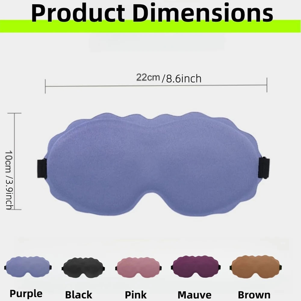 3D Sleeping Mask Block Out Light Soft Padded Sleep Mask for Eyes Slaapmasker Eye Shade Blindfold Sleeping Aid Face Mask Eyepatch