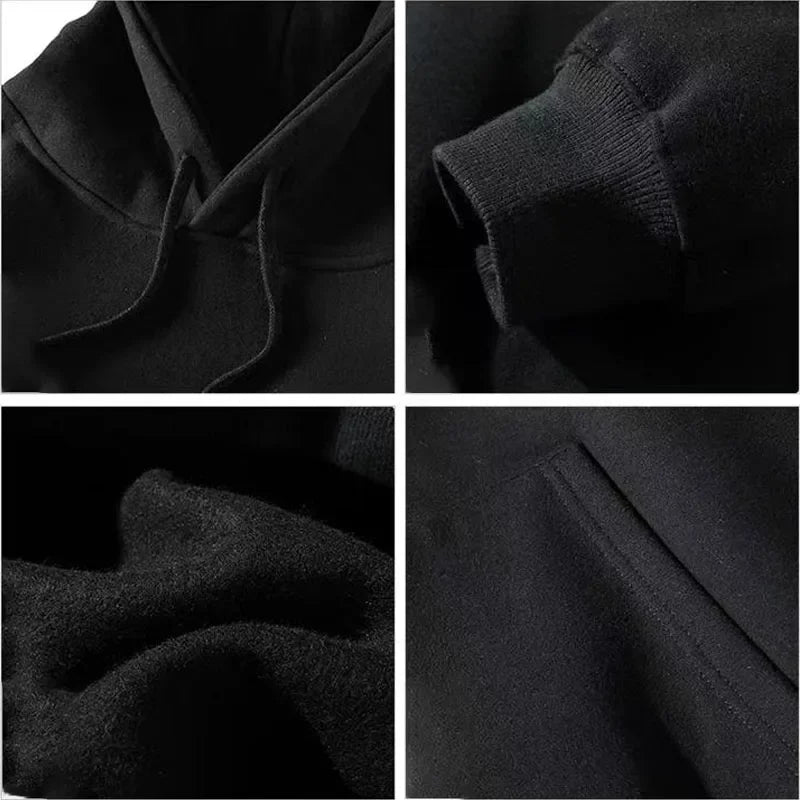 New trendy retro Kawasaki print hooded sweatshirt for men and women in the 2025 autumn/winter collection