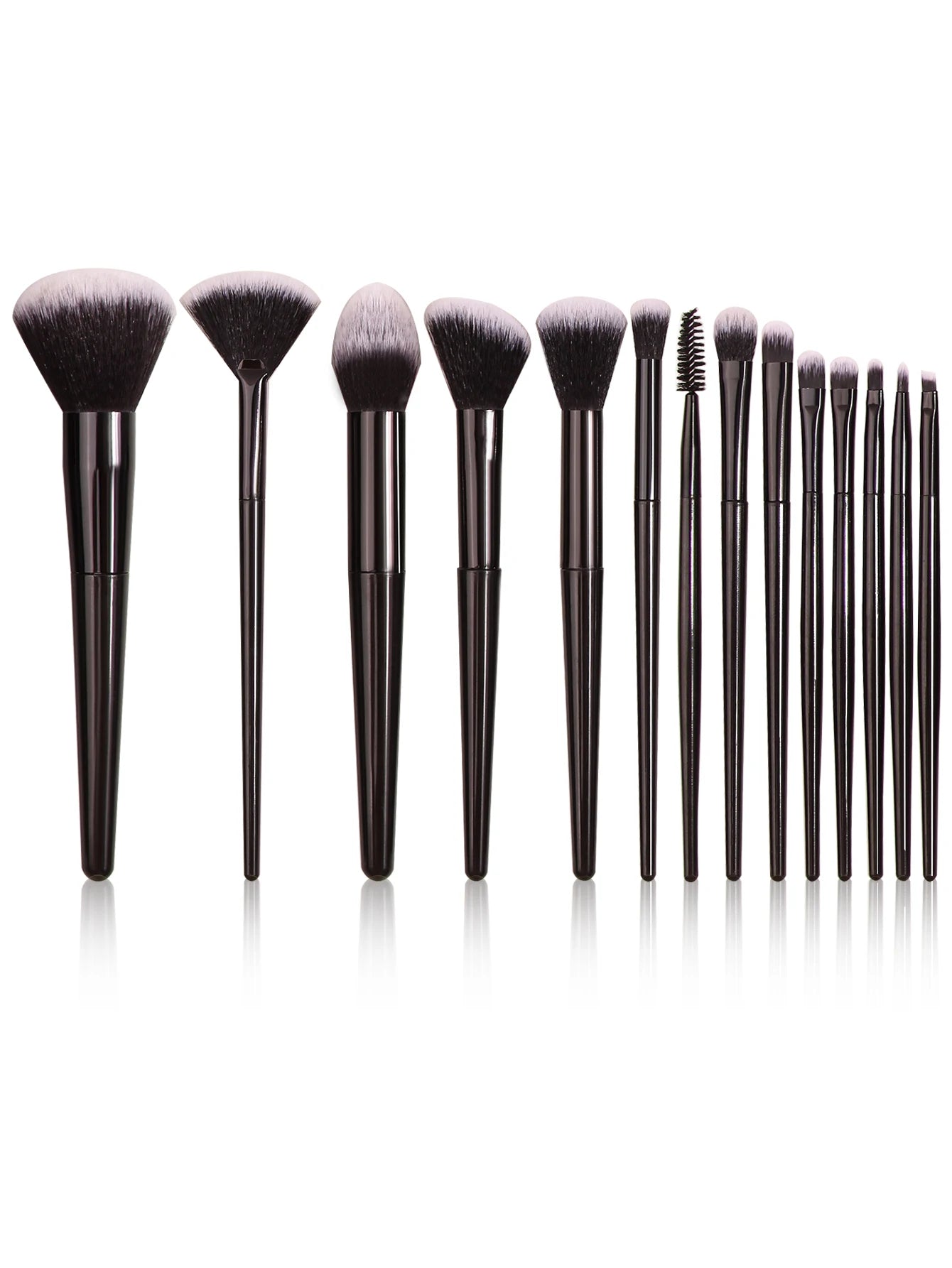 Black Makeup Brush Set Professional Super soft detail brush Blush Brush