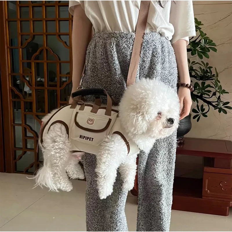 Pet Traction Dog Out Backpack Portable Breathable Back shoulder