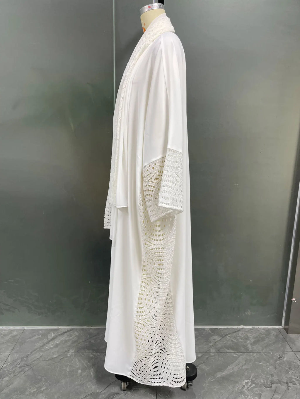 Eid Muslim Hijab Abaya Women Hollow Out Sleeve Abayas with Scarf Cardigan Jalabiya Party Dresses Dubai Kaftan Vestidos Long Robe