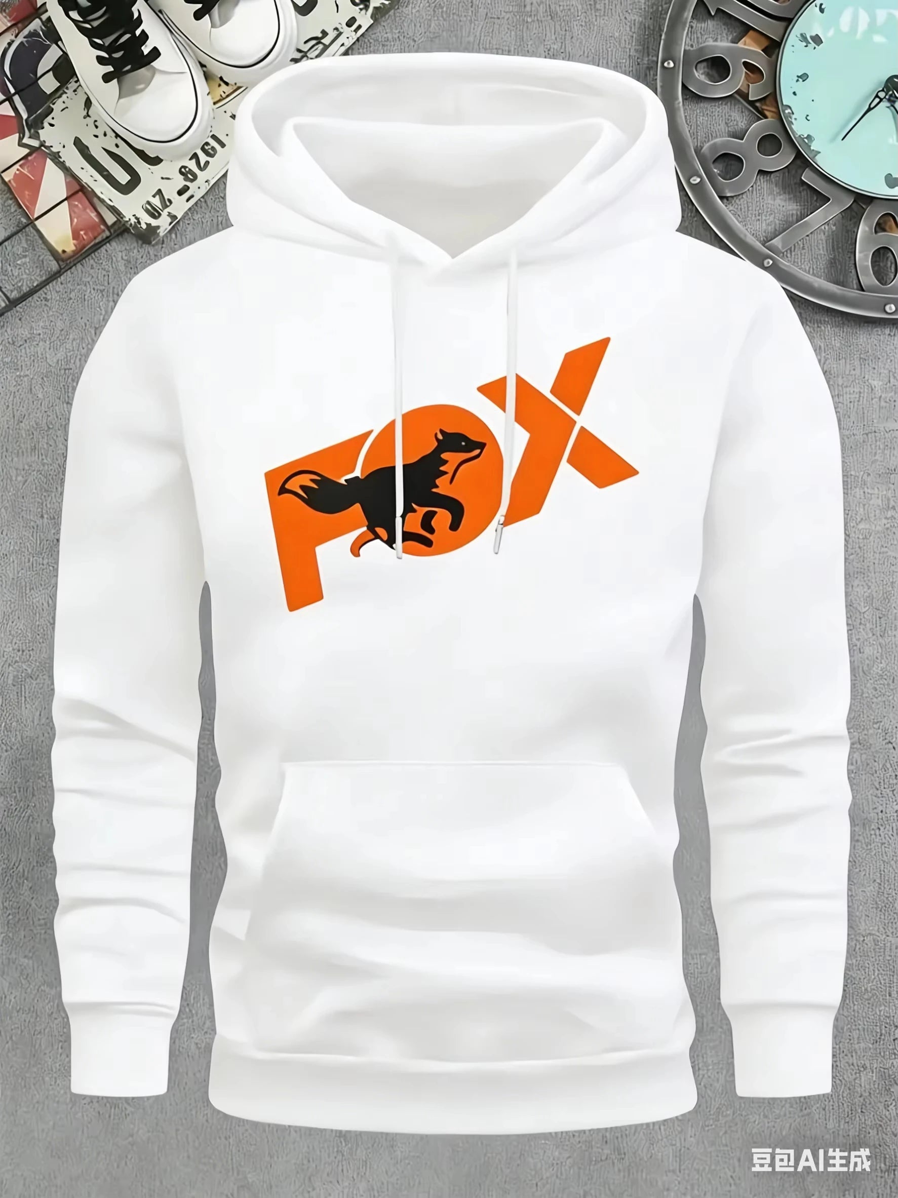 2026 new Heavyweight Hooded Sweatshirt for Autumn and Winter Warmth Pure Cotton Casual Loose Hoodie As The Base Layer Hoodie