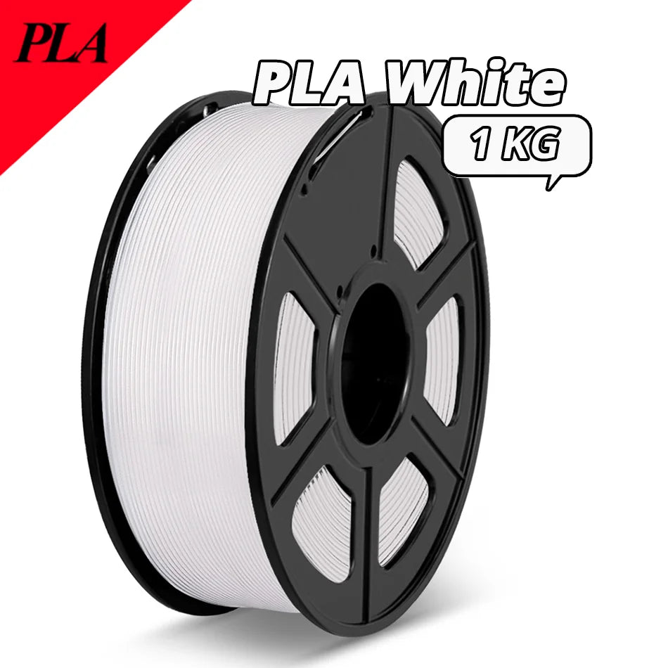 SUNLU PLA 1.75MM PLAPLUS 1KG 3D Printer Filament Arranged Neatly No Knots Non-Toxtic Biodegradable Vacuum Packaging