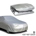 1 PCS Four Seasons Fit Full Car Cover Waterproof Dustproof PE Film Coat Aluminum Protective Sunshade UV Ray Reflectioncar Cover