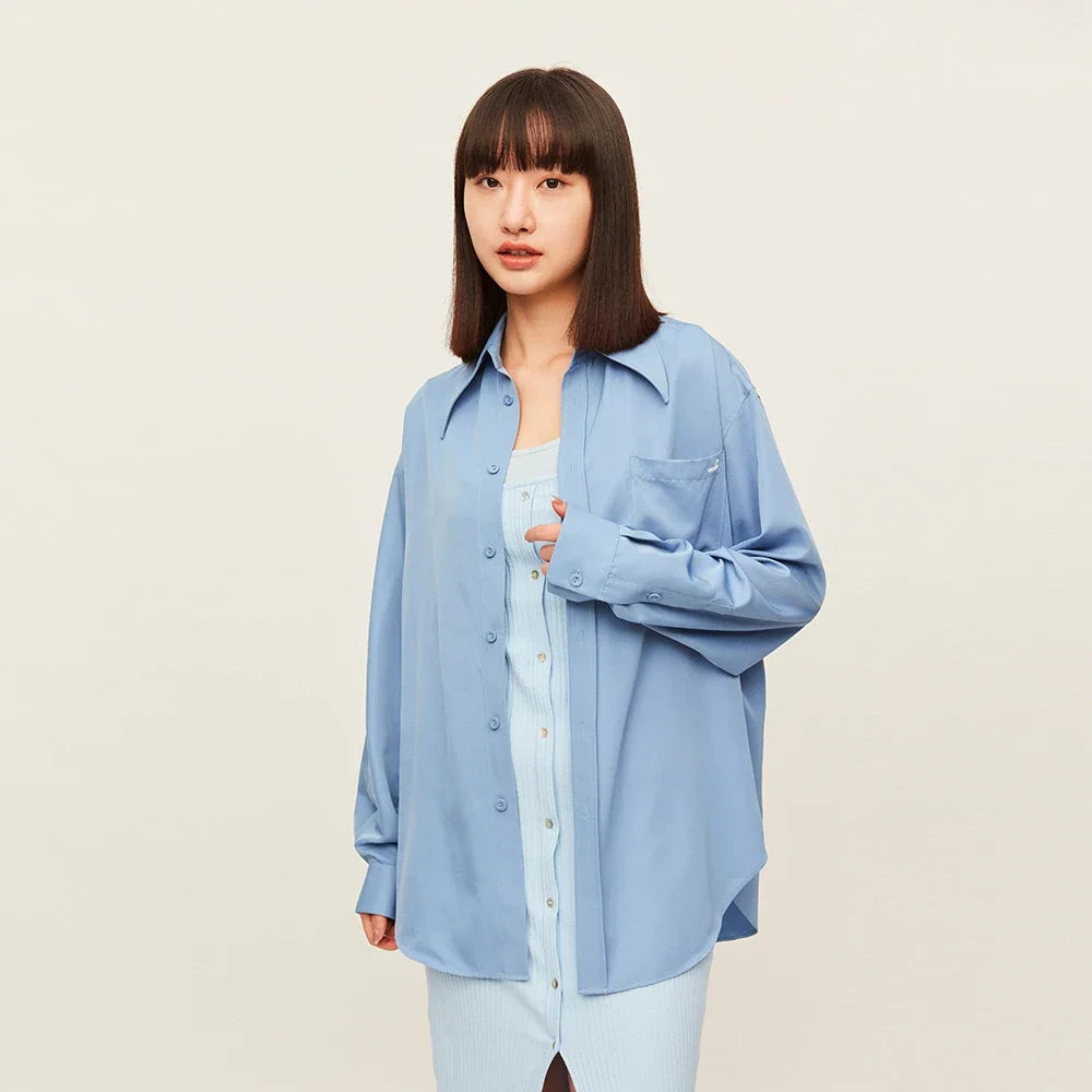 OhSunny Women Shirts Sun Protection Long Sleeve Coat UPF50+ Anti-UV Breathable Fashion Loose Blouse Outdoor Spring Summer Tops