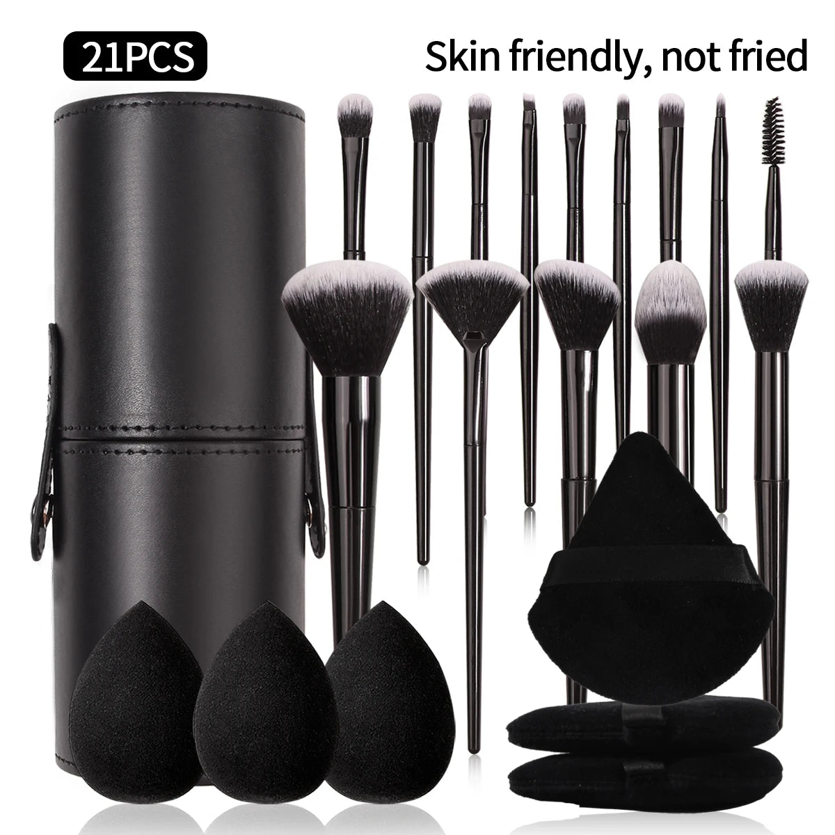 Black Makeup Brush Set Professional Super soft detail brush Blush Brush