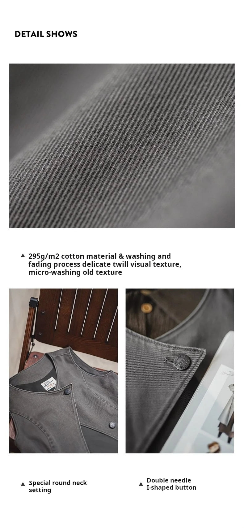 Maden Casual Sleeveless Cardigan Vest Women's Spring and Summer Vintage Single Breasted Layering Waistcoat Versatile Tank Tops