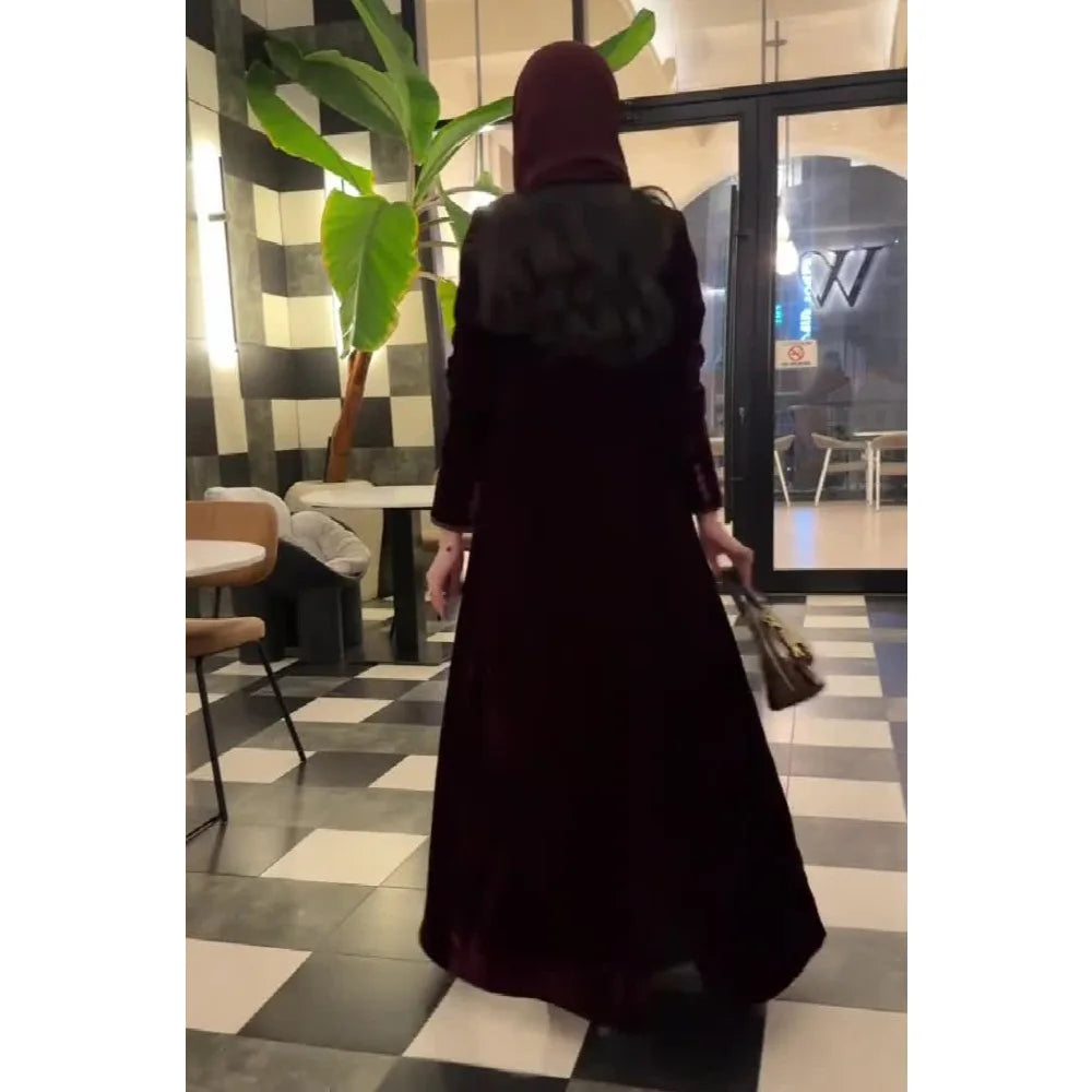 Muslim Women Dress Abaya Trench Coat REid Ramadan Jalabiya Abayas Kaftan Dubai Vestidos Arab Morocco Cardigan Robe 2026