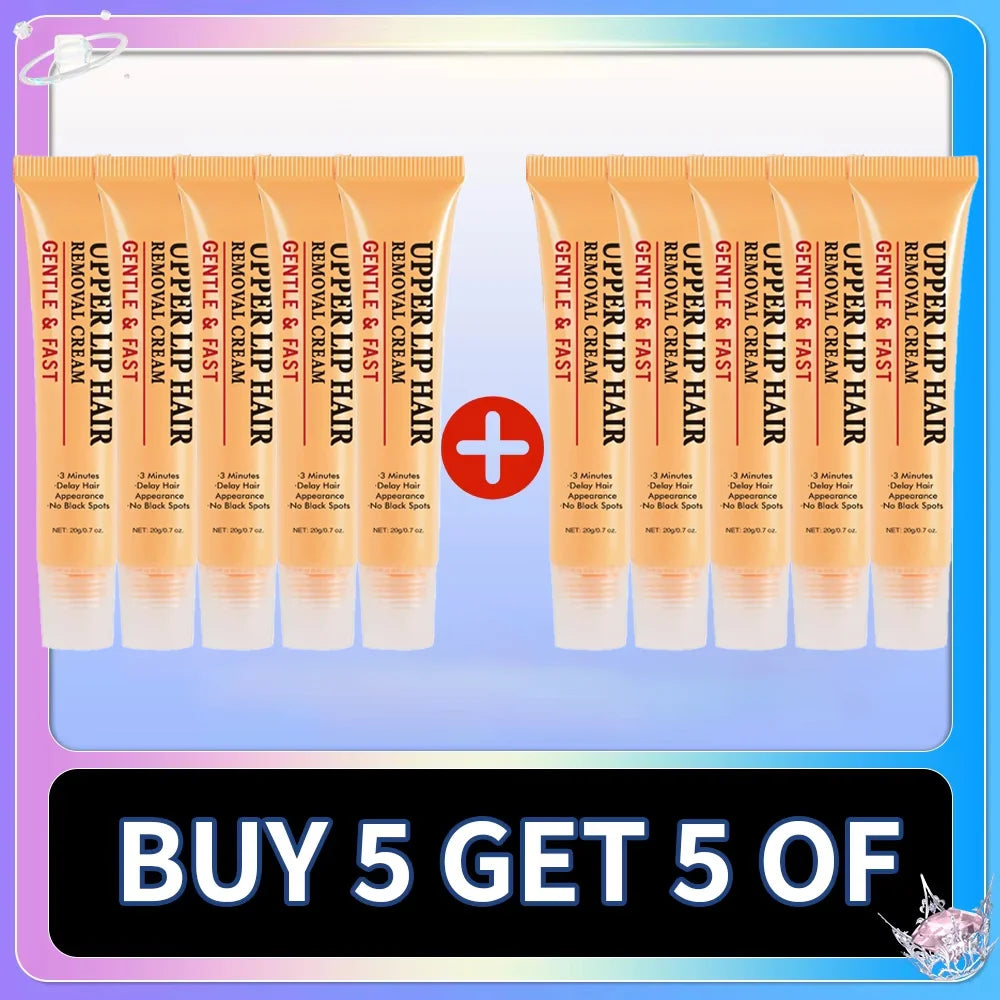 3 Minutes Fast Hair Removal Cream Painless Hair Growth Inhibitor Lip Face Arm Armpit Leg Permanent Depilatory for Men Women Care