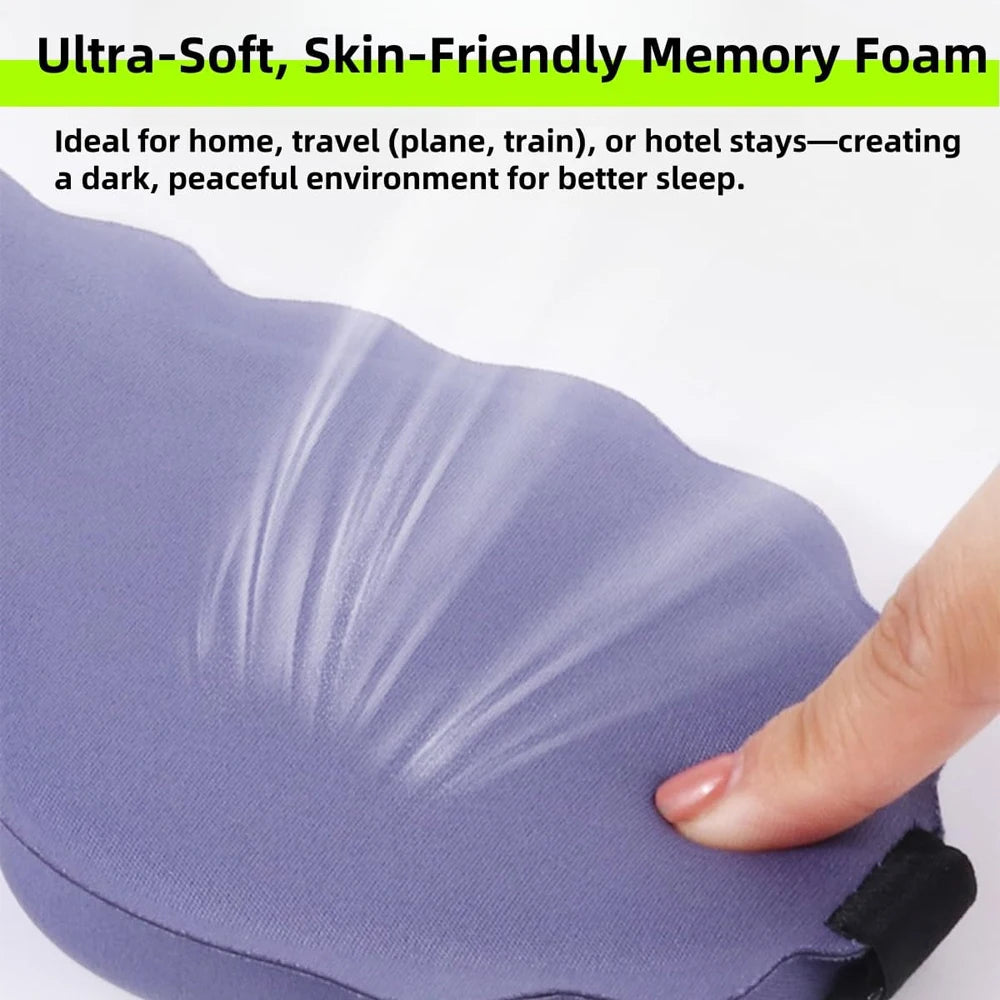 3D Sleeping Mask Block Out Light Soft Padded Sleep Mask for Eyes Slaapmasker Eye Shade Blindfold Sleeping Aid Face Mask Eyepatch