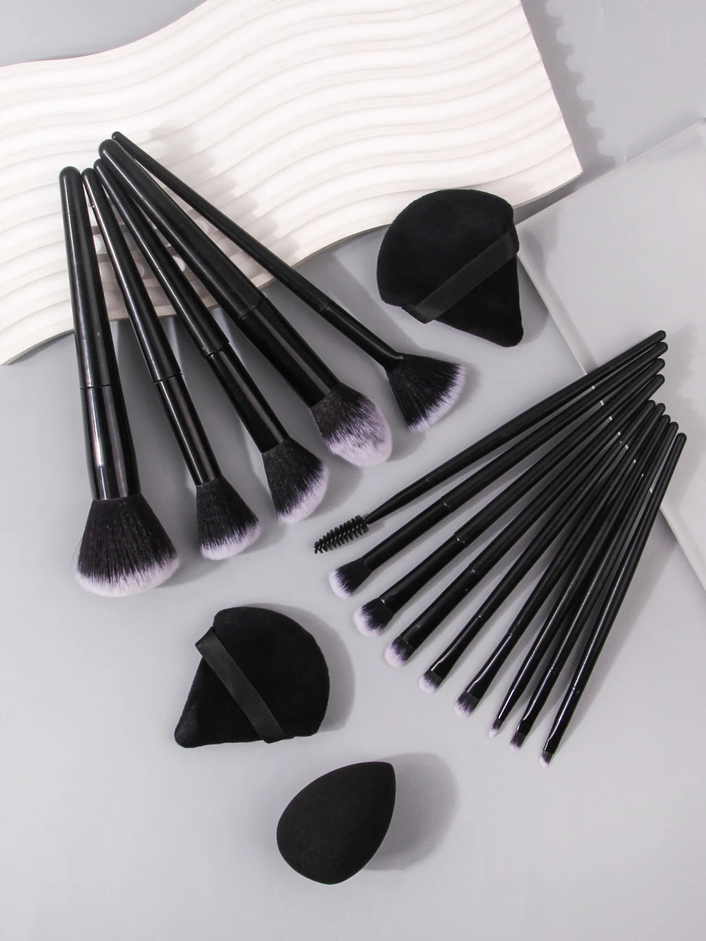 Black Makeup Brush Set Professional Super soft detail brush Blush Brush