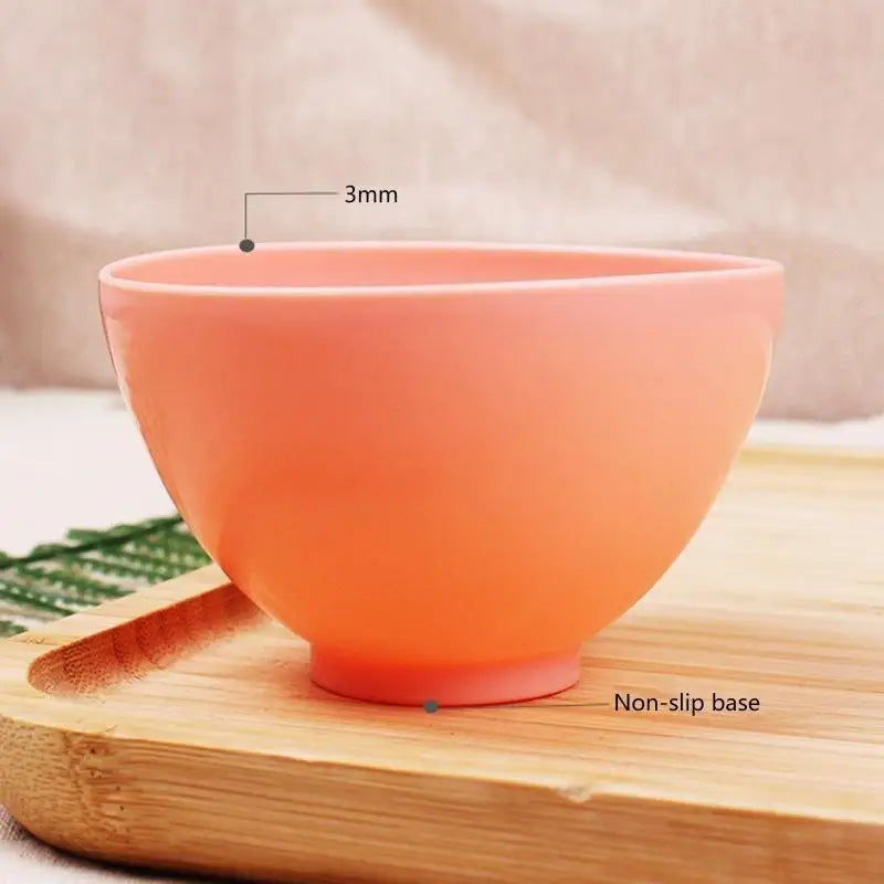 4PCS Face Mask Mixing Bowl Set DIY Facemask Mixing Tool with Silicone for Facial Mask Bowl Makeup Brushes Spatula Beauty Skin
