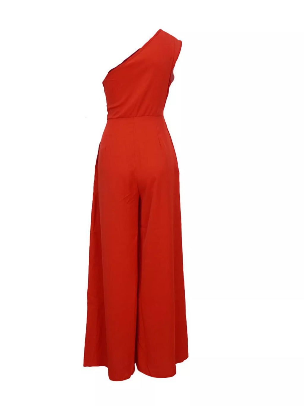 Full Size One-Shoulder Wide Leg Jumpsuit Plus Size - Elvaré Store