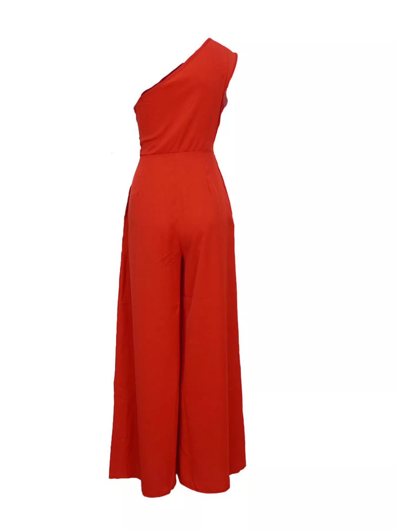 Full Size One-Shoulder Wide Leg Jumpsuit Plus Size - Elvaré Store