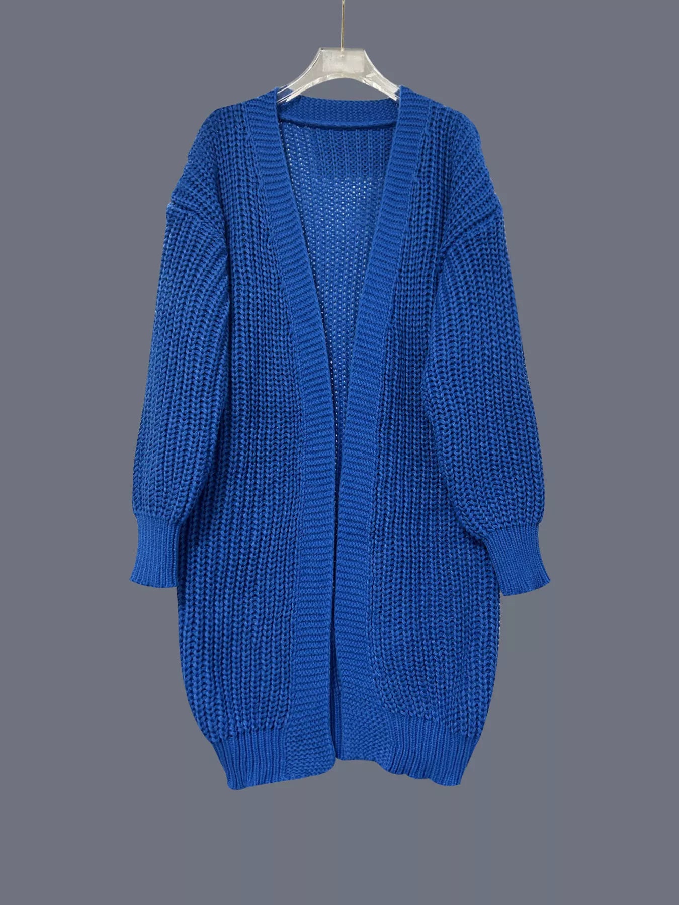 Chunky Knit Open Front Cardigan - Elvaré Store
