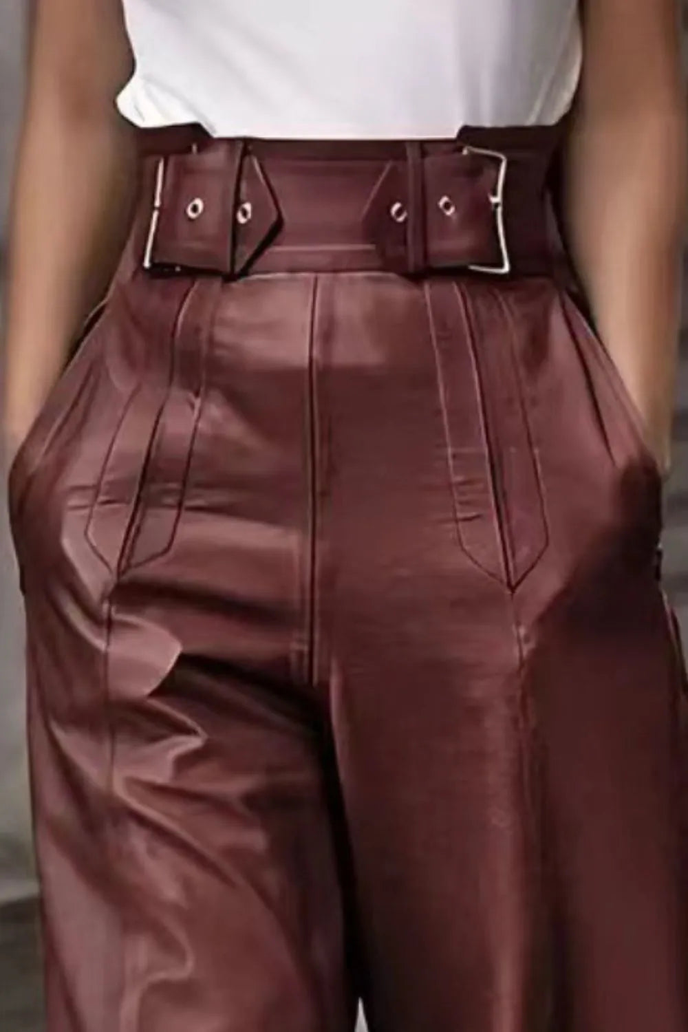 High Waist Wide Flare Pants - Elvaré Store