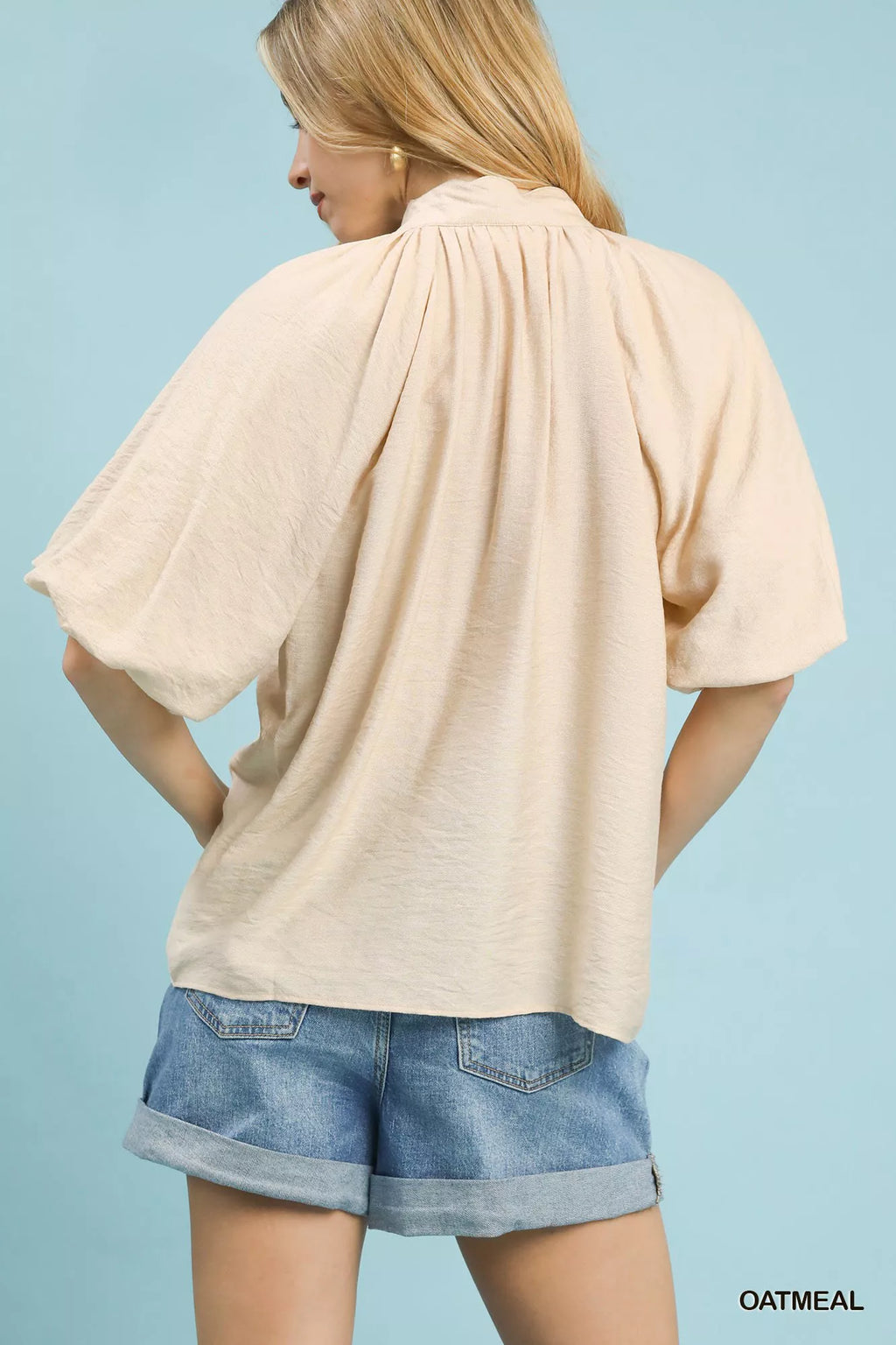 Umgee Embroidered Boho Puff Sleeve Blouse - Elvaré Store